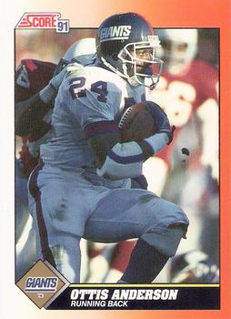 Ottis Anderson New York Giants 1991 Score NFL #433